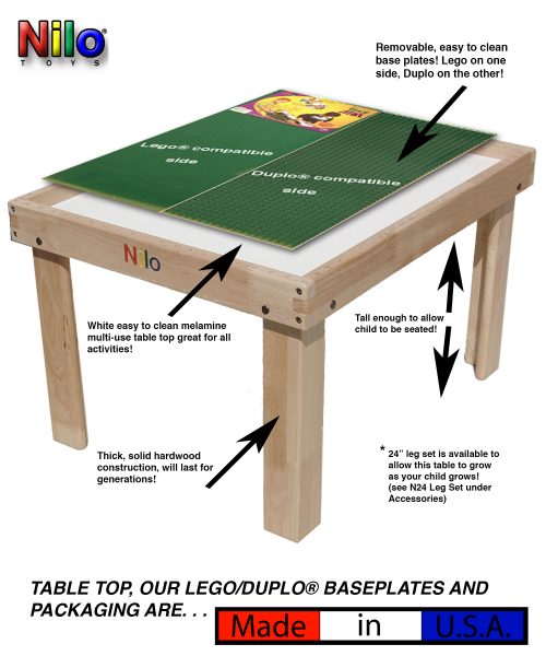 Nilo Lego Duplo Block Table Back In Stock 8 1 Shipping Thereafter