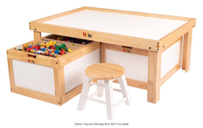 activity table with drawers